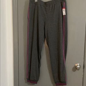 Gray sweatpants
